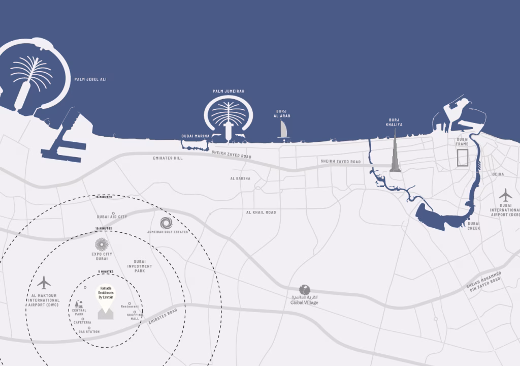 Ramada Residences lokacija projekta